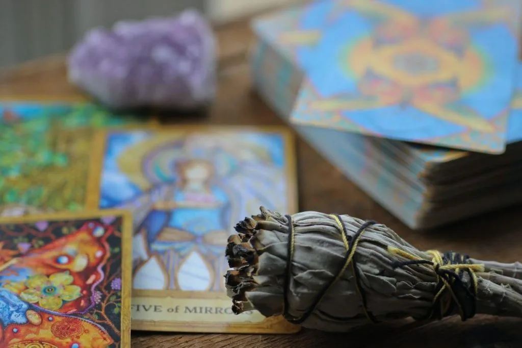 cleansing tarot cards