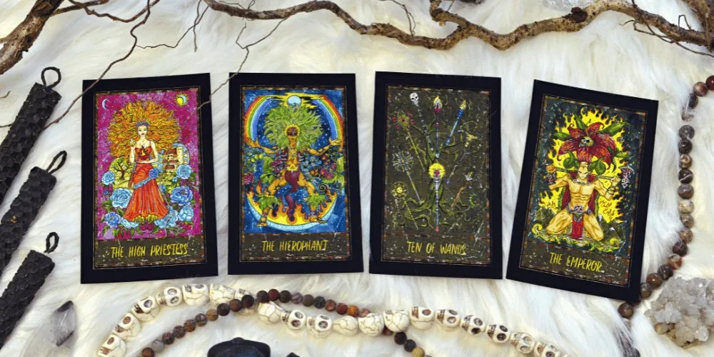 tarot card spread image