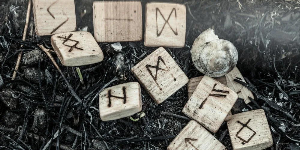 wooden runes image