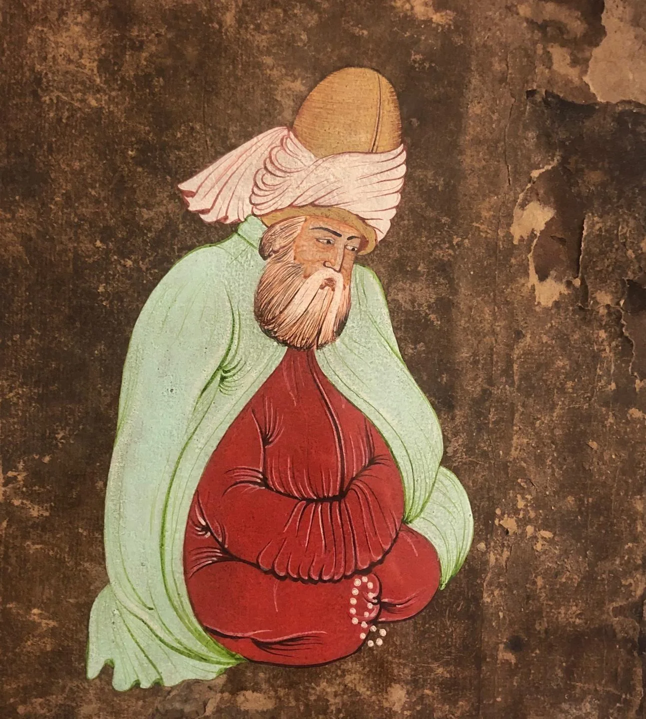 Jalāl ad-Dīn Rumi mural