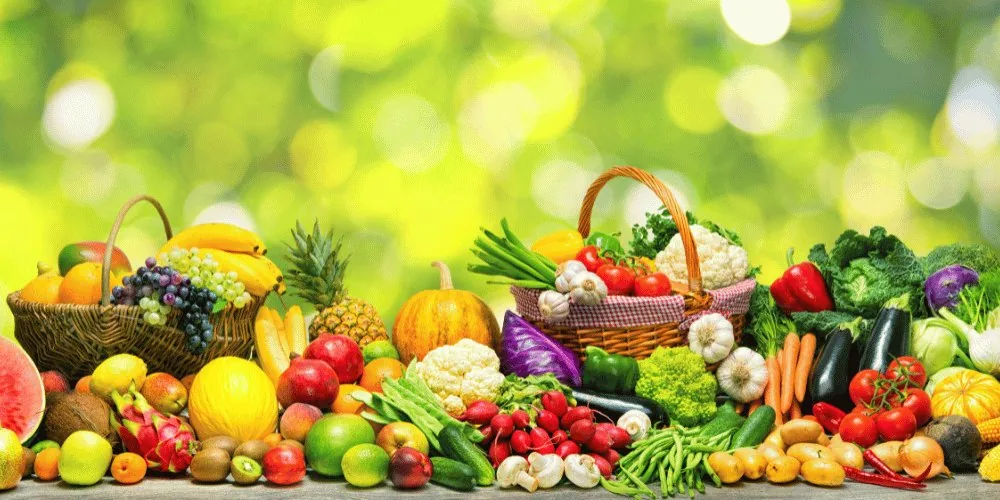 green witch: fruits and vegetables 