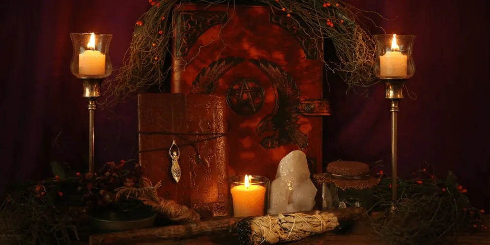 wiccan altar image