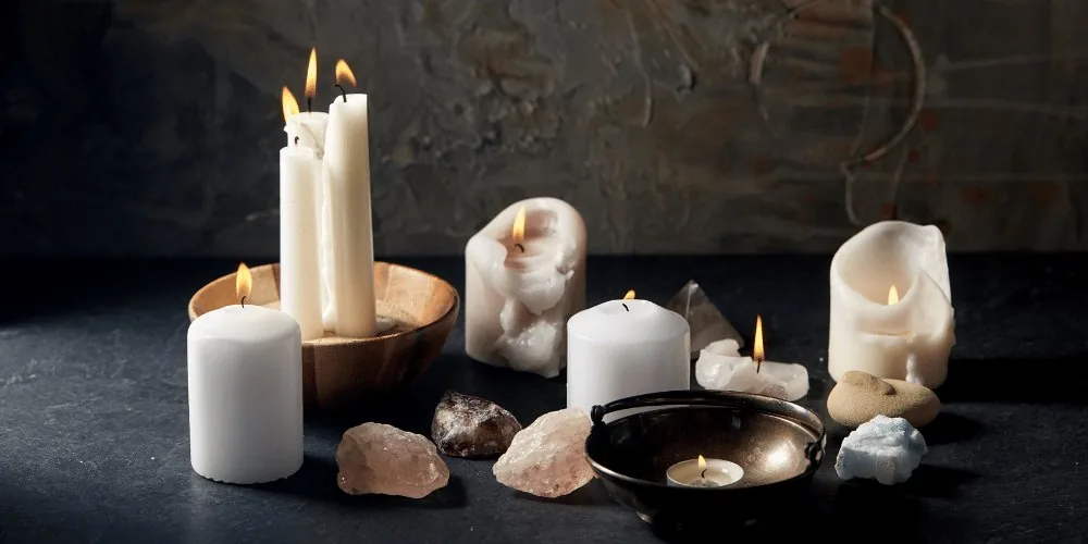 mental medium Candle & Crystal