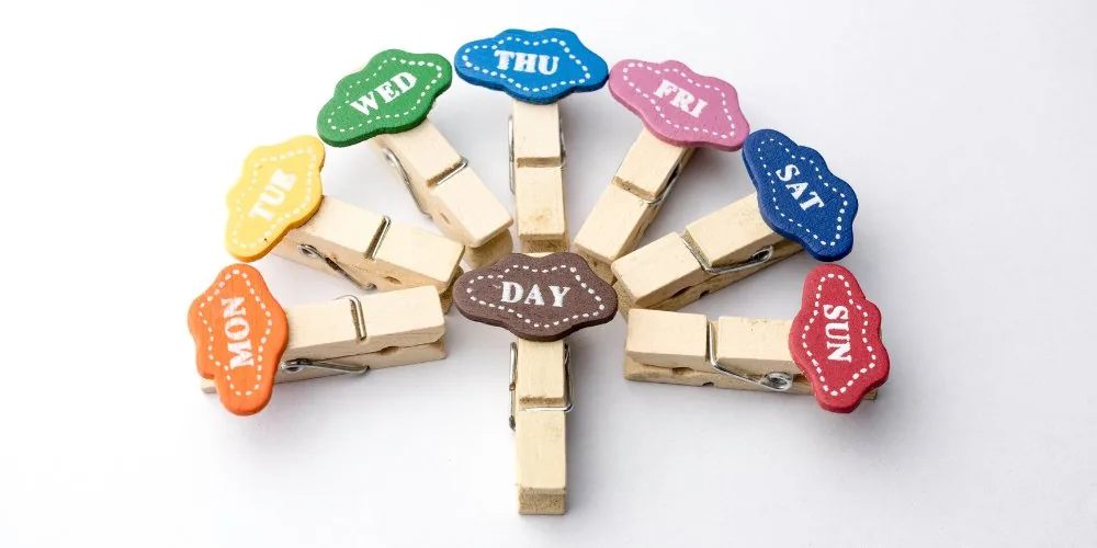 Days and Their Spiritual Colors