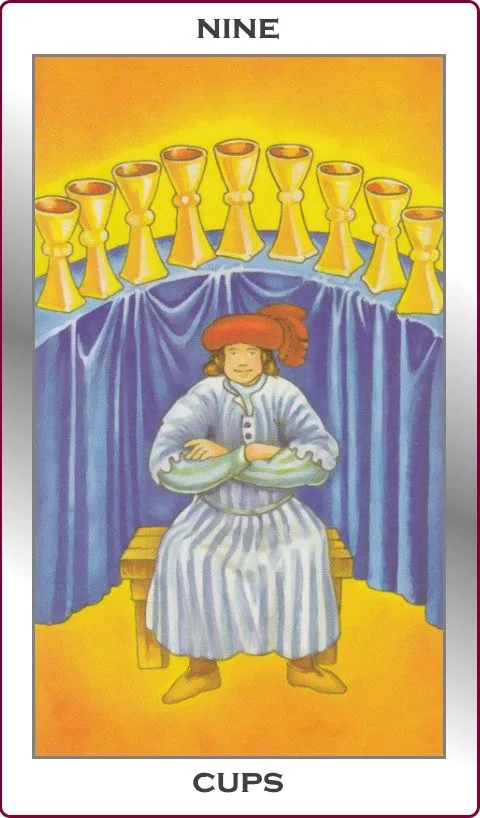 nine of cups card