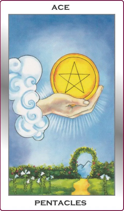 ace of pentacle tarot card image