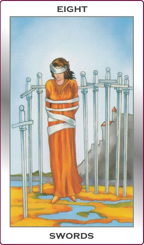 eight of swords card