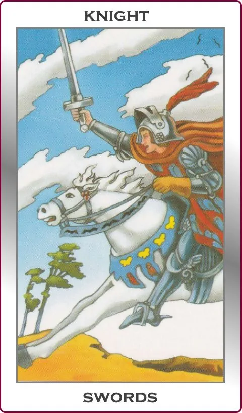 knight of swords card