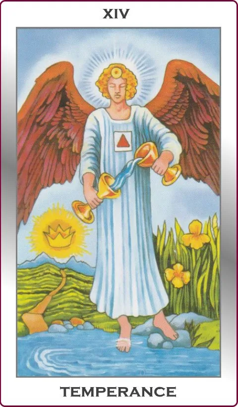temperance major arcana tarot card image