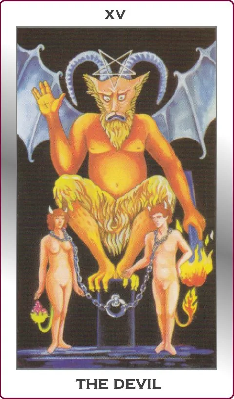 the devil major arcana tarot card image