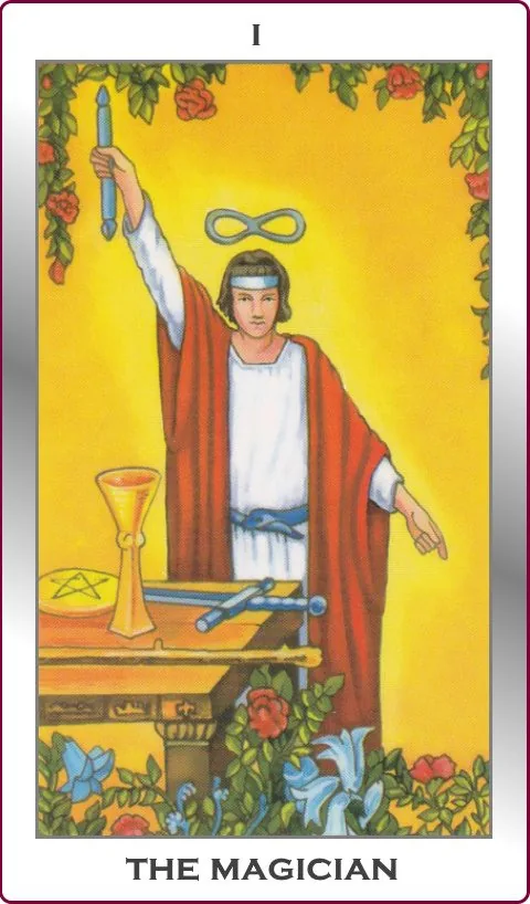 the magician major arcana tarot card image