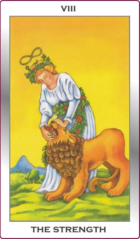 the strength major arcana tarot card image