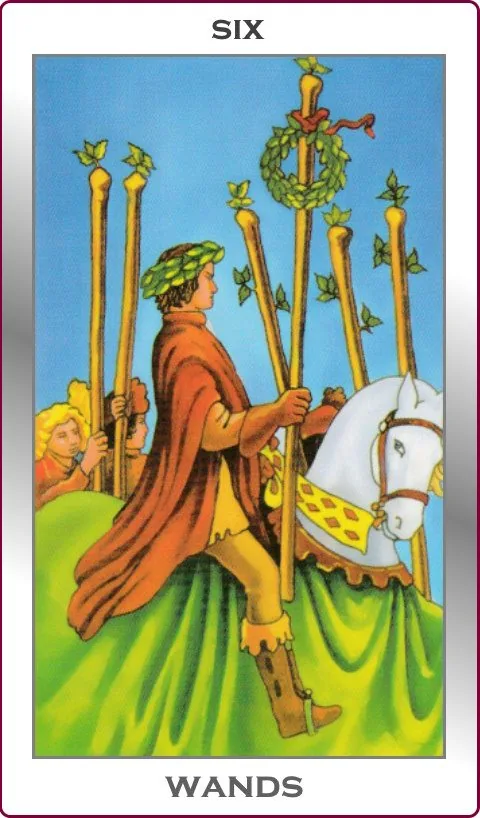 six of wands card