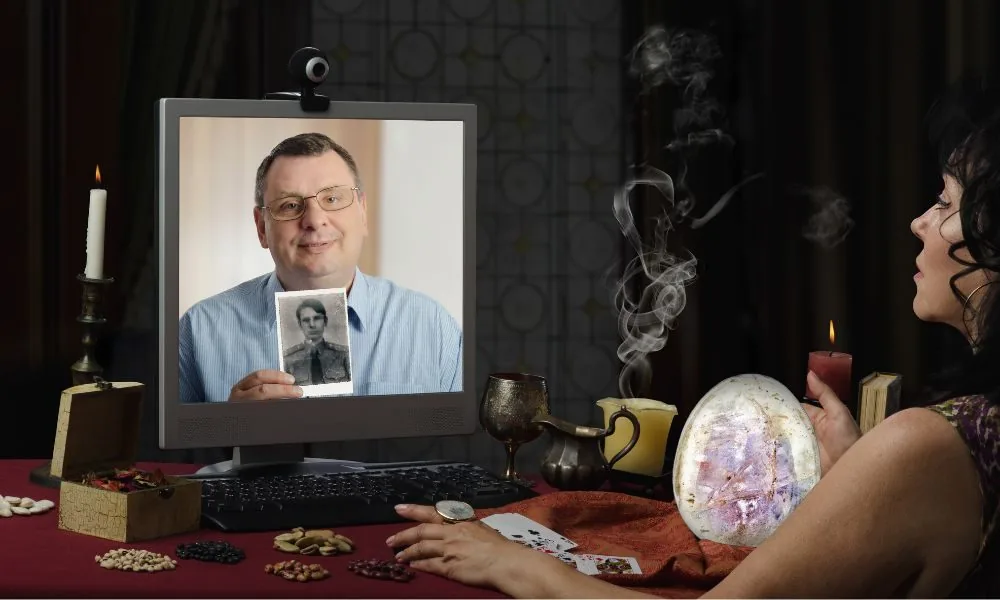 image for how to start an online psychic reading business