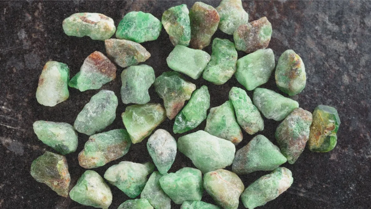 uncut emerald