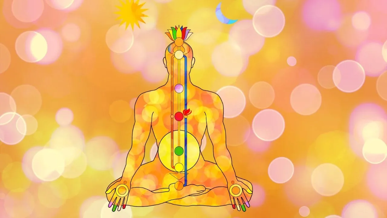 Image showing the chakras in the body